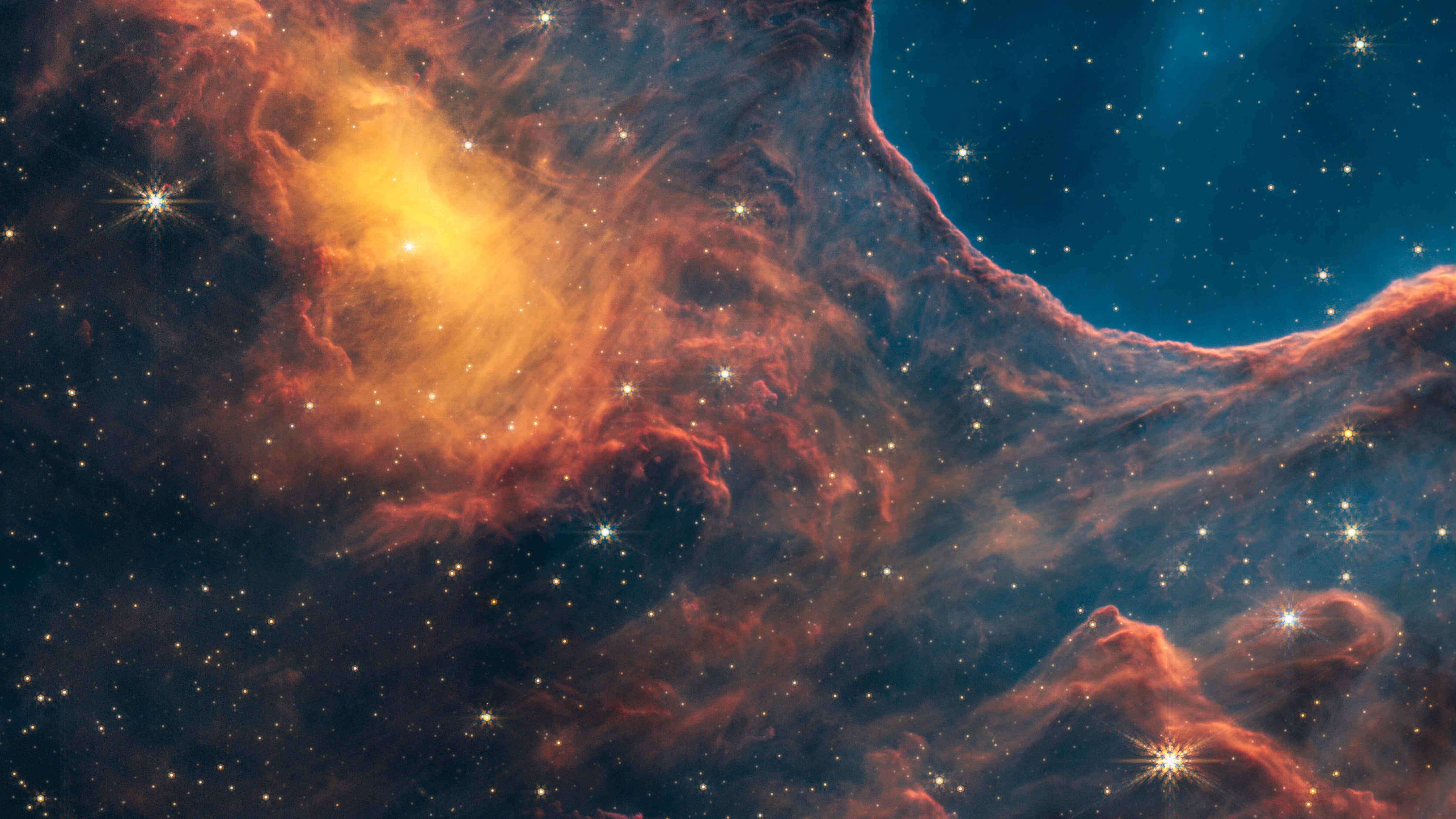 Aura Premium Wallpaper - Carina Nebula from James Webb (4K)