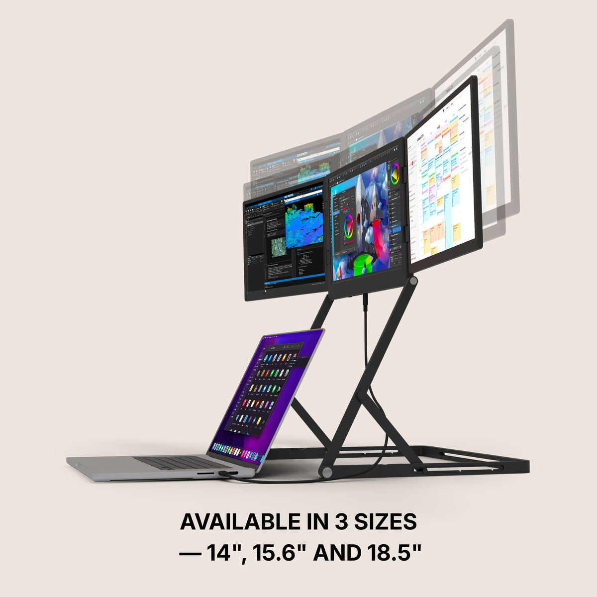 Third Small Computer Monitor Best Triple Portable Monitors for laptops – Aura